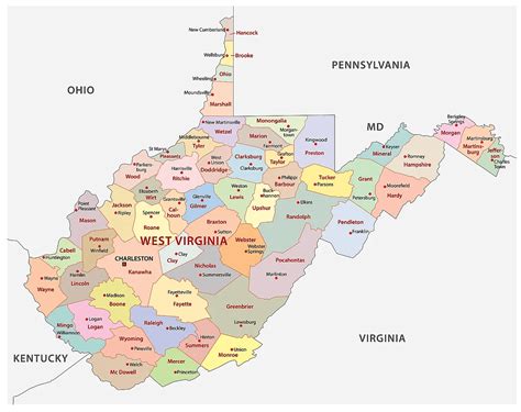 Future of MAP and its potential impact on project management Map Of Counties In West Virginia